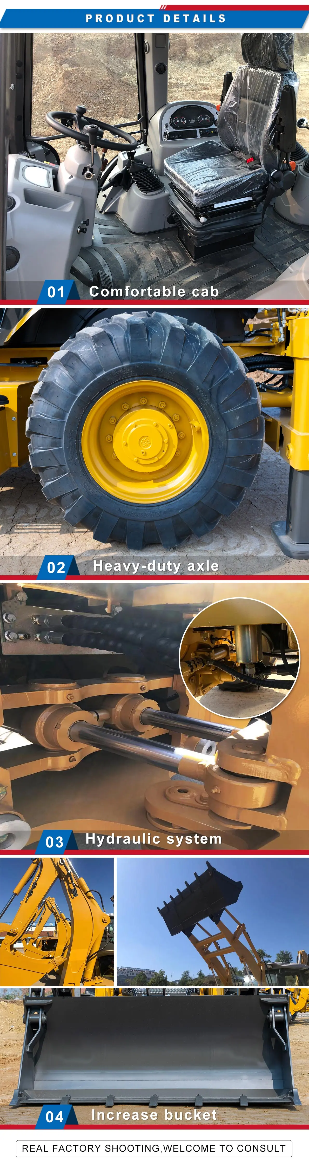 Tractor Rear Digger Tractor with Backhoe - Versatile and Durable Solutions