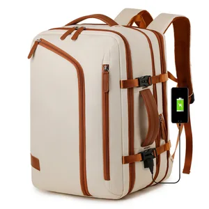 2026 Fashion Style Waterproof Oxford Laptop Backpack Large USB Charging Port for Daily Life Multiple Colors for Students