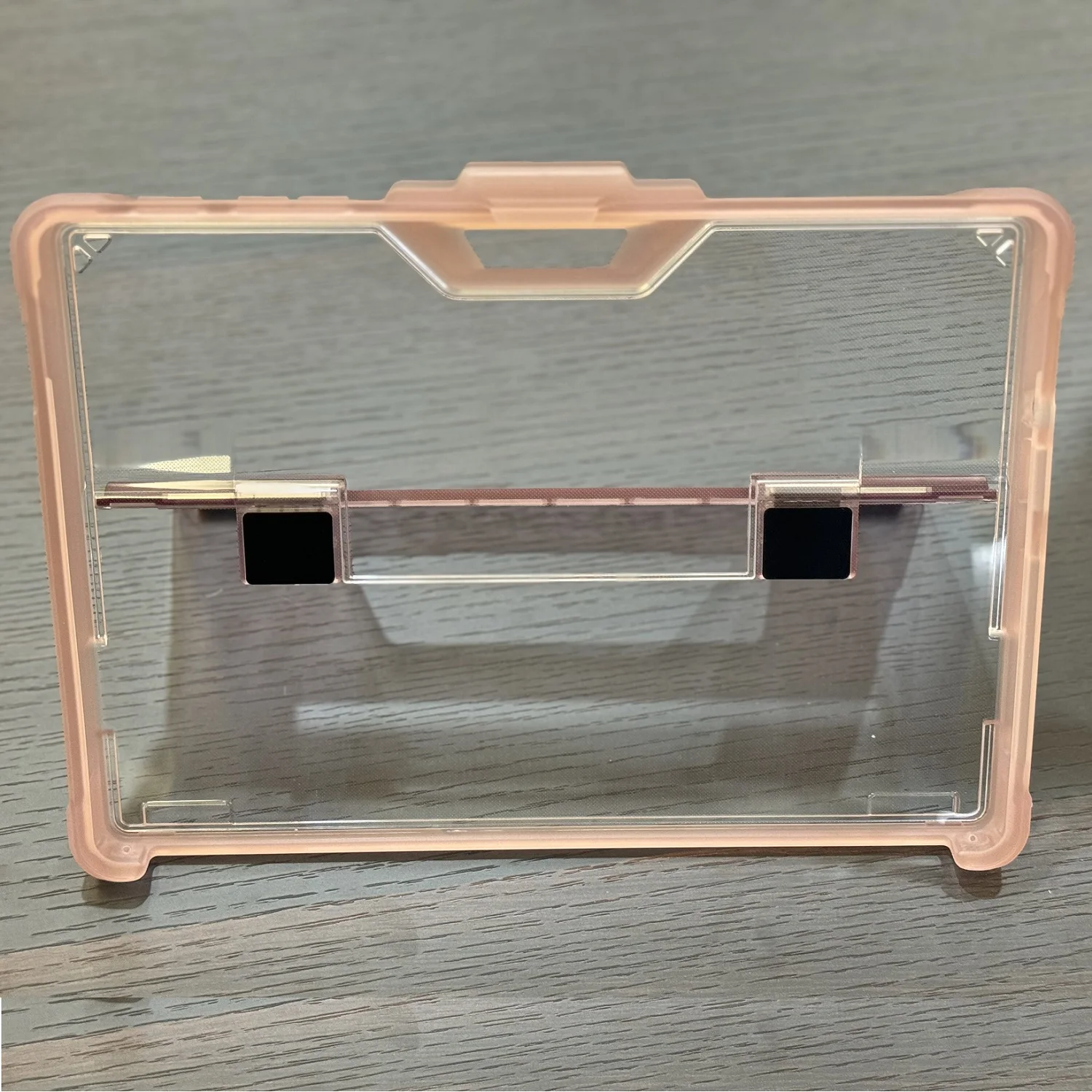 product shockproof folio rugged cover with clear transparent back shell for microsoft surface pro12 2025 kickstand case with pen slot-9