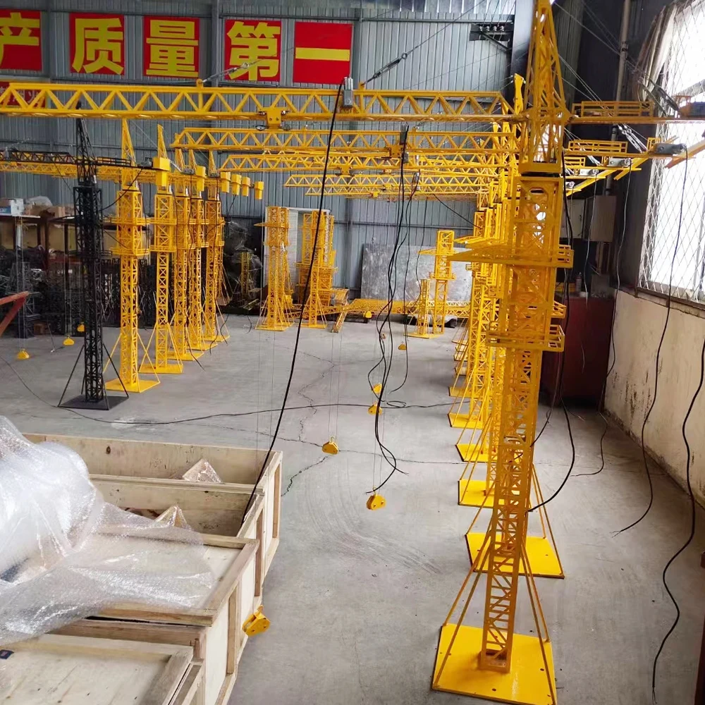 Tower Crane Model Simulation Intelligent Site Exhibition Remote Control