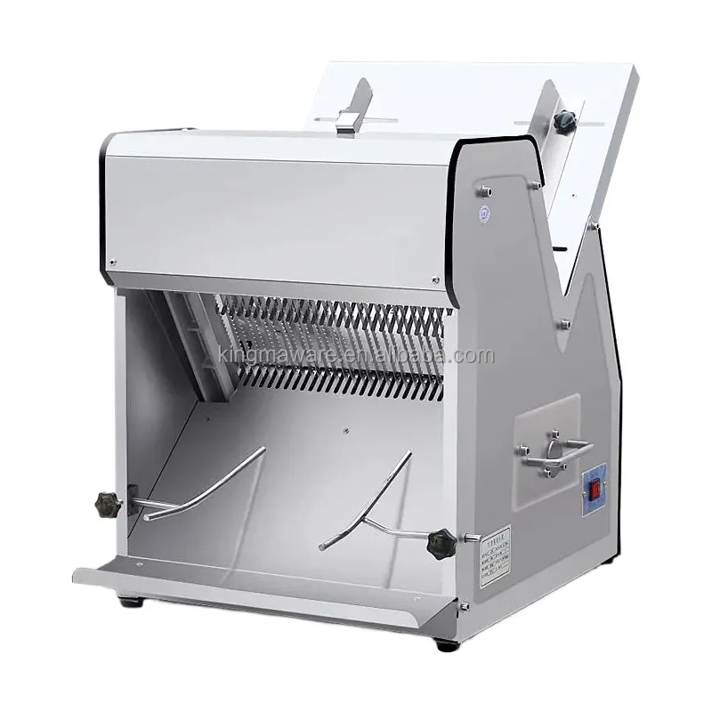 Automatic Commercial Toast  Bread Slicer Machine Hamburger Bread Slicer Cutting Machine Toast Slice Machine