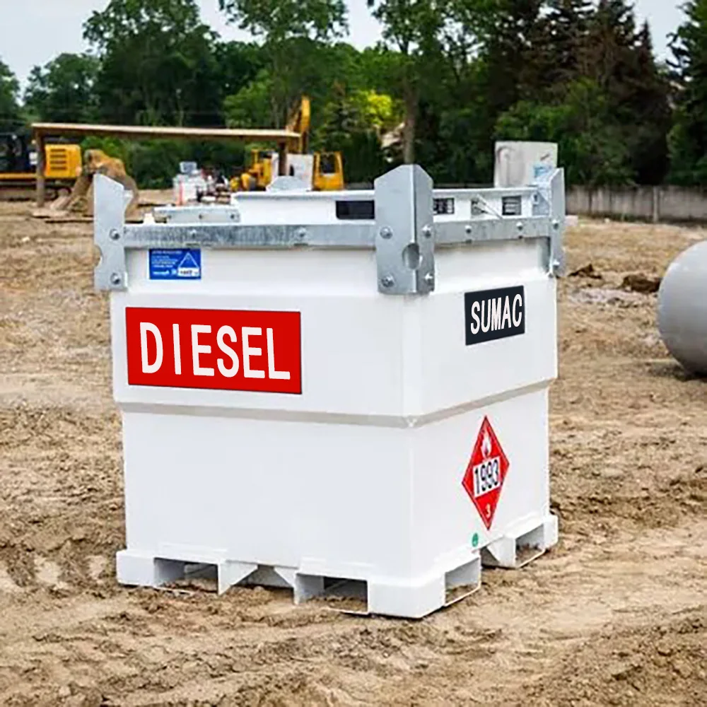 1000~15000L Double Wall Fuel Tank Diesel Cube Stationary for storage and dispensing in construction agriculture and distribution