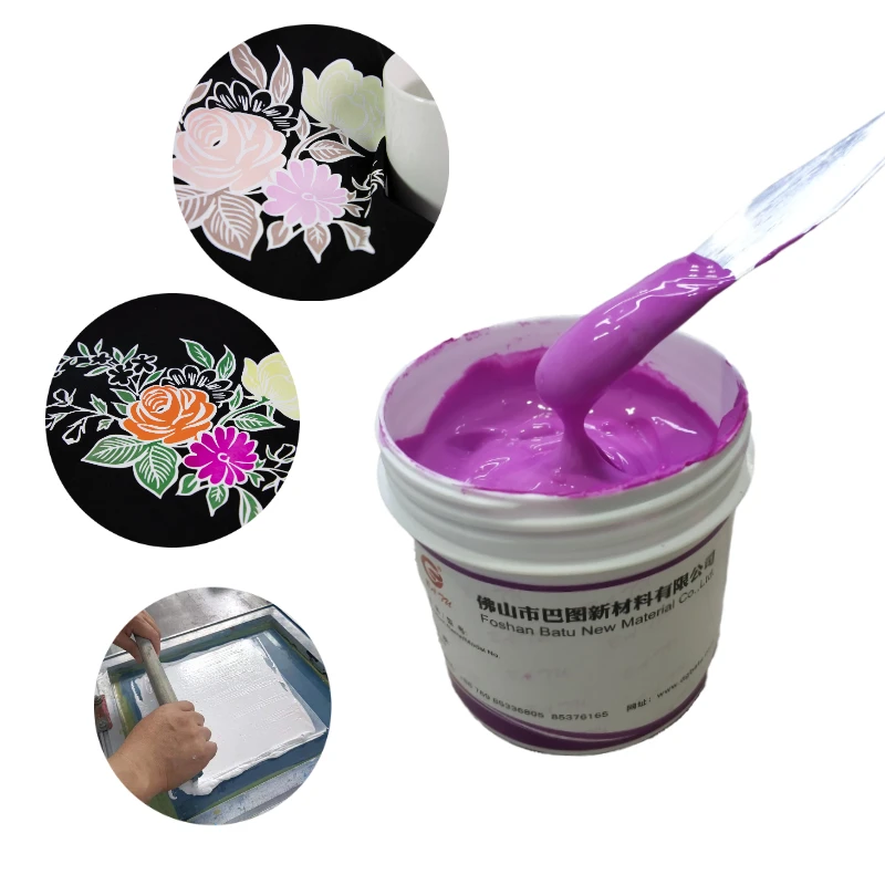 Текстильные термохромные чернила для