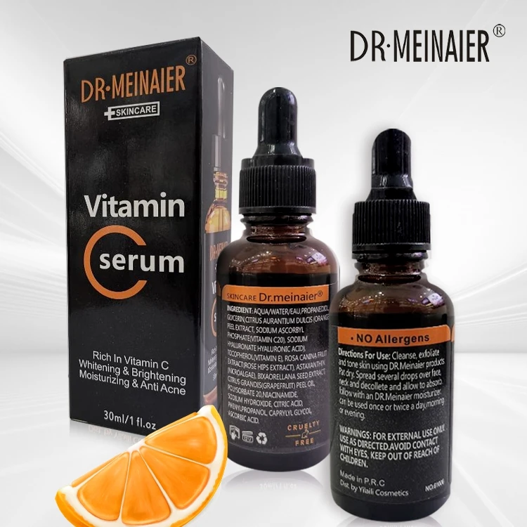 Rich Organic Vitamin C Brightening Facial Serum Glowing Moisturizing Anti  Acne Whitening Serum - Buy Vitamin C Skin Care,Face Serum,Brightening Serum 