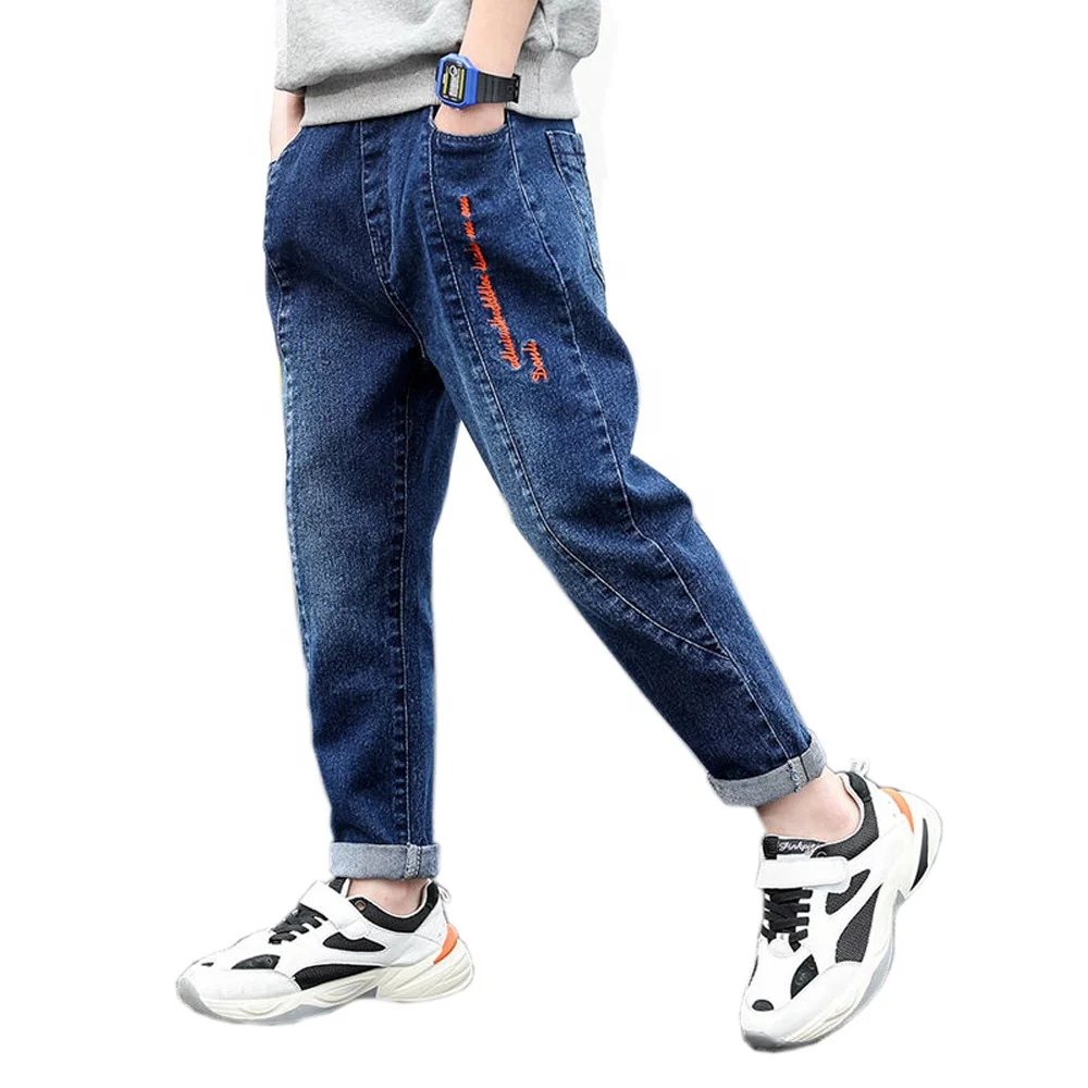 YOOY Boys Elasticated Waist Denim Jeans Trousers Age 4-13 Years