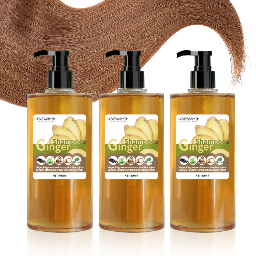 Натуральный имбирный шампунь для роста волос