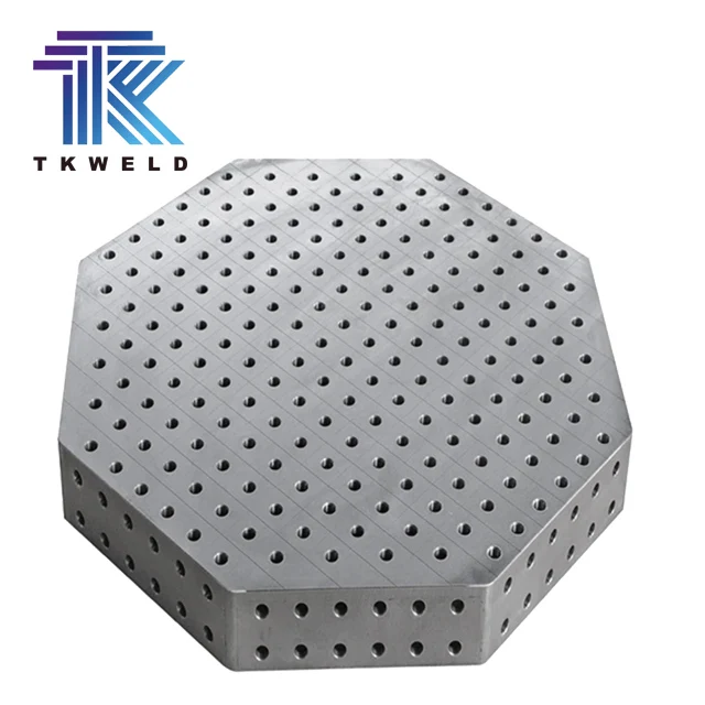 TKrobot Brand D16D28 Tig Industrial Welding Table 1000*800*200mm High Precision High Strength 3D 2D New Condition