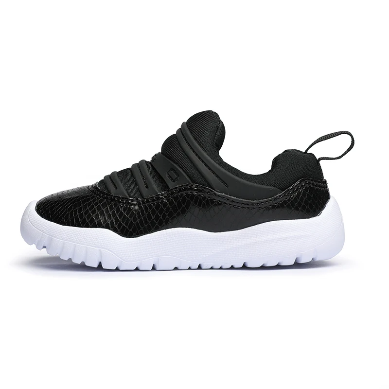 black sports shoes for kids