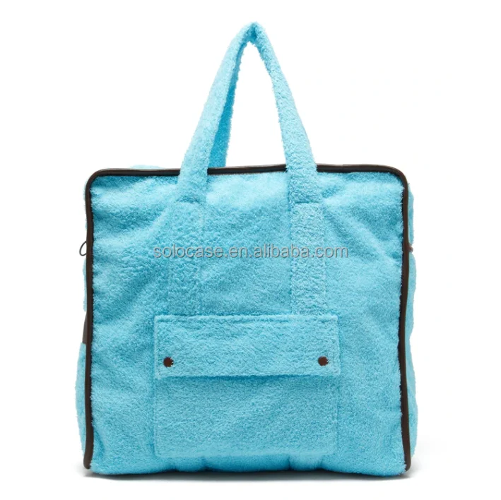 Soft Comfortable Terry Cloth Duffle Bag