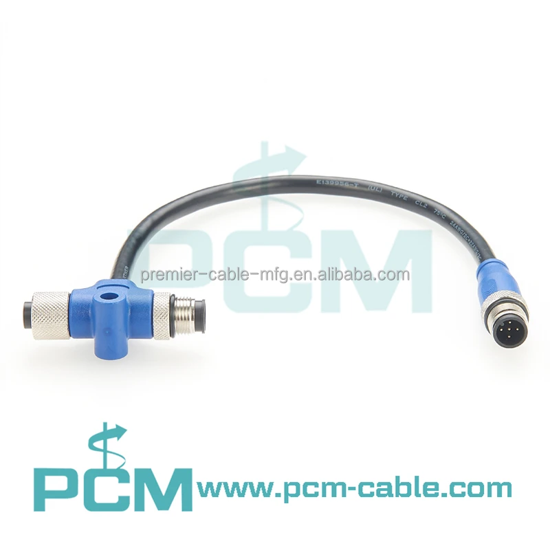 Can Bus M12 Y-splitter T-splitter for Sensor supplier