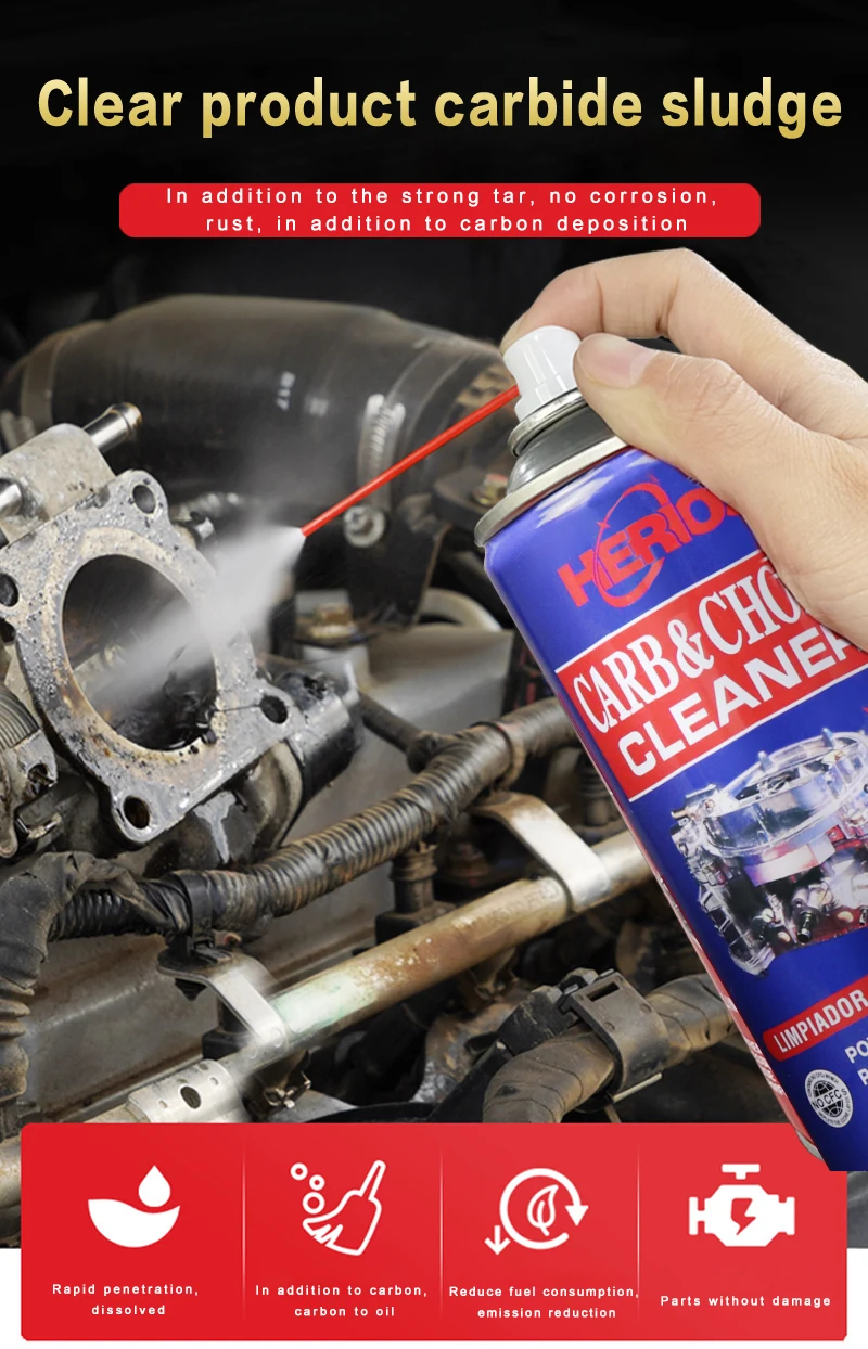 Wholesale 450ml Carburetor Cleaner Spray Carburetor Carb Cleaner Choke