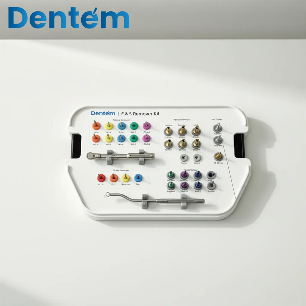 Factum in Corea Dentem Dental Implant Fixture&Screw Remover Kit F/S Kit Bone Splitting & Expander Kit Originalis Dental Chirurgicus Instrumentarium