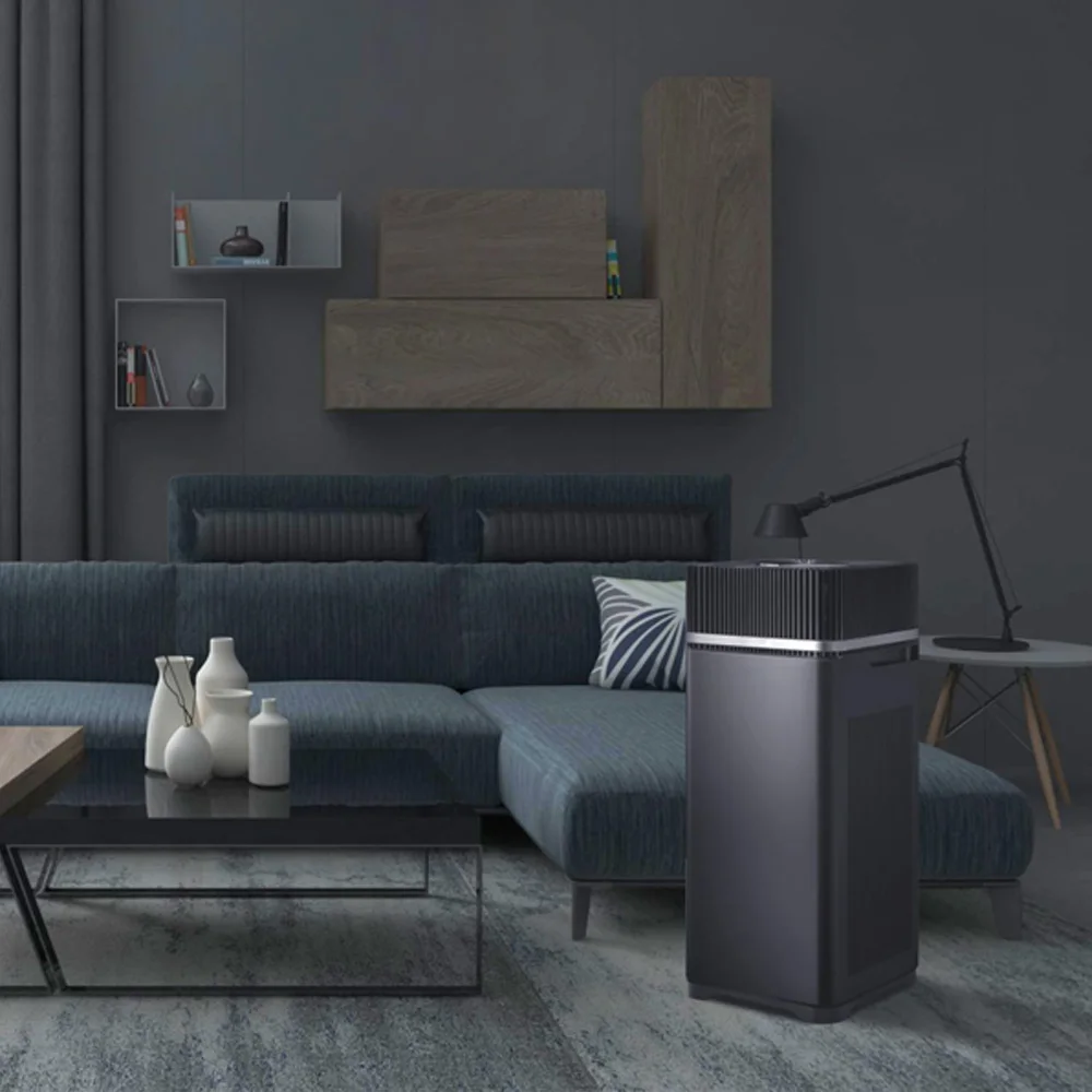 Intelligent Wireless Network Control Air Purifier With Dust and Smell Sensors