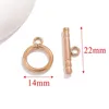 Embossed 14mm-rose gold