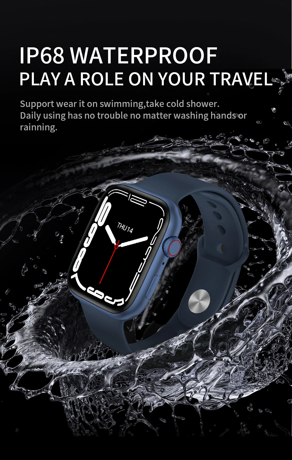 2022 Smartwatch I Watch 7 D7 PRO Reloj Inteligente D7PROMAX Iwo Series 7 Smart Watch D7PRO MAX