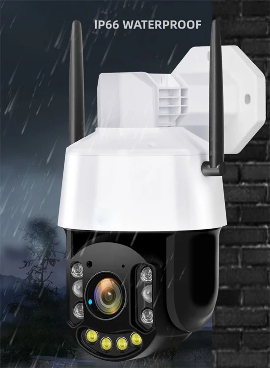 Camhipro 5MP Human Detection AI Auto Tracking 30X Zoom Waterproof Outdoor Wireless Dome PTZ 4G Sim Card CCTV IP Camera