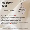 silver -7 necklace for sister-engraved
