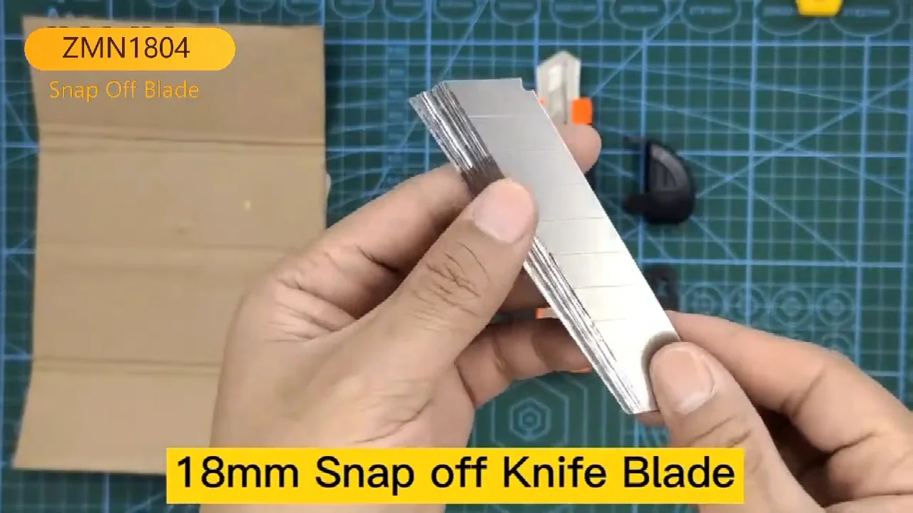 Utility Knife Snap Off Blade Replacement 18mm Quick Change Spare Blade