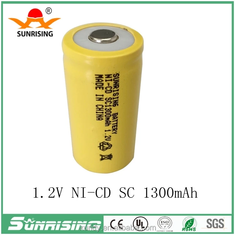 Аккумуляторная батарея ni cd SC 1300 мАч 1,2 в, перезаряжаемая батарея для электроинструментов