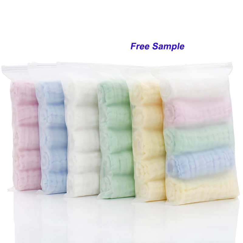 12 Pieces Baby Muslin Washcloths Absorbent Muslin Cloth Reusable Baby Muslin Cloth Softer Baby Washcloths Cotton Baby Wipes Cloth Baby Face Towel for Baby's Sensitive Skin 12 x 12 Inches 