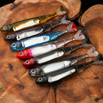 Cheery New Lure Hard Bait Bionic Ocean Boat & Beach Fishing Carp Trout ABS Material Roll T-Tail Long Cast – Hard Lure – view 5