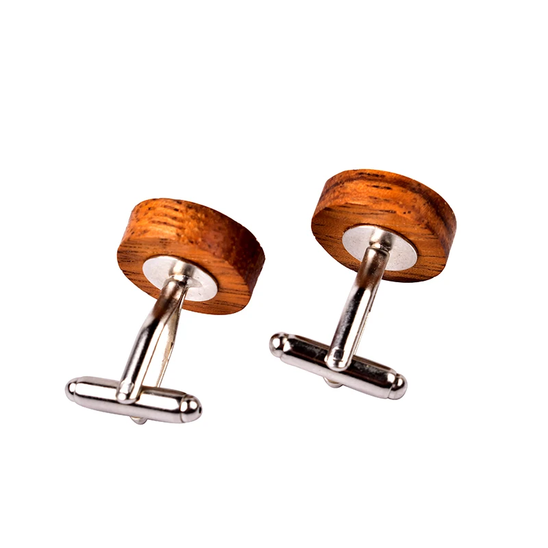 Новинка, индивидуальные квадратные деревянные Запонки для мужчин
