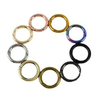 High-grade Hanging Galvanized Alloy Connecting Buckle Hardware Accessories Open Spring Ring