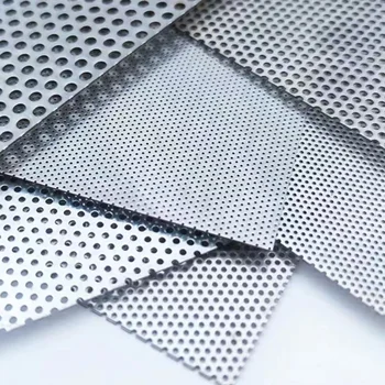 Manufacturer's direct sales 304 316 stainless steel round hole perforated metal sheet micro hole punched mesh