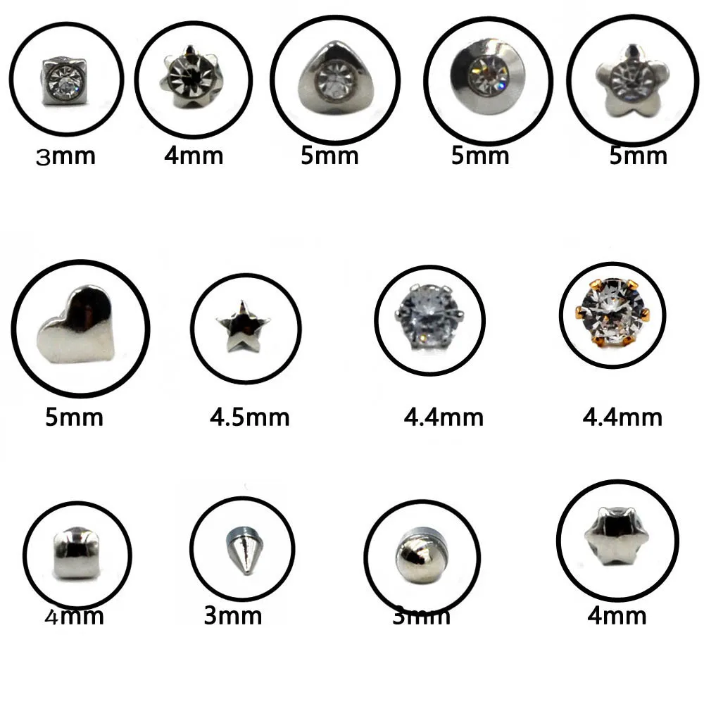 Go Party Body False Nose Rings Non Piercing Surgical Stainless Steel Ear Bone Nail Clip Crystal Magnetic Lip Nail Clip Stud Ring
