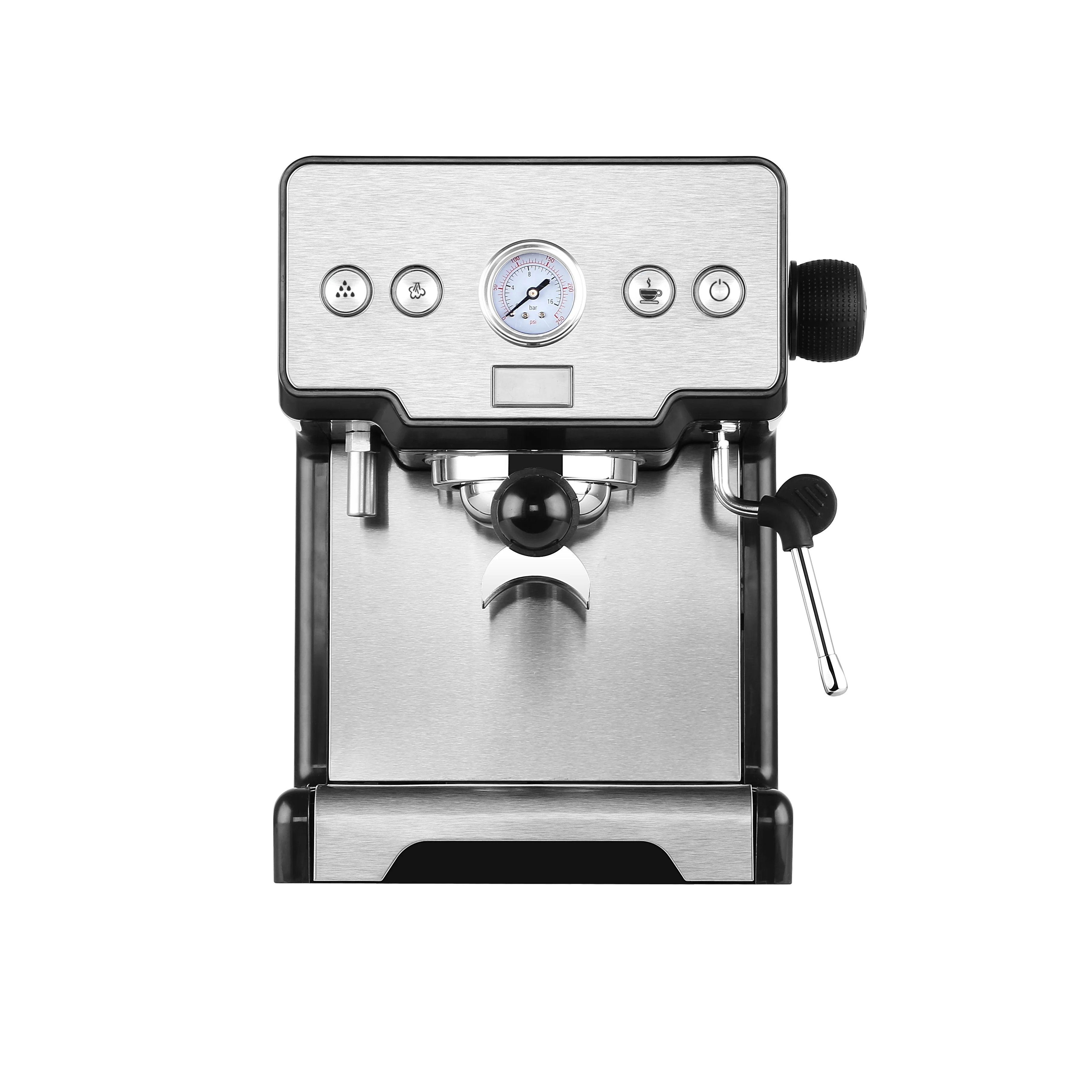 Semi-automatic Electric Coffee Maker Espresso Machine Foam Maker Electric  Milk Frother CRM3605 Household Coffee Machine