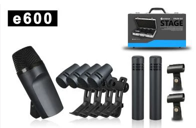 Stagg DMS-5700H Drum Microphone Kit - 5 Wired Condenser Mics with