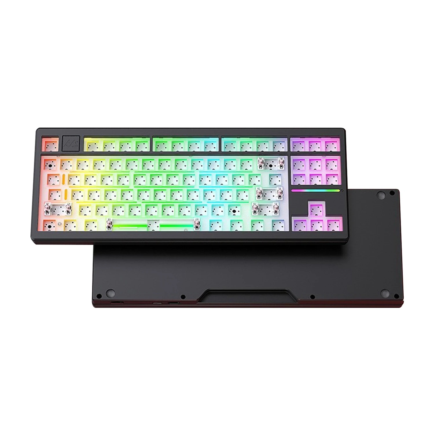 AL87 CNC Aluminum Kit - RGB Hot Swap Mechanical Keyboard