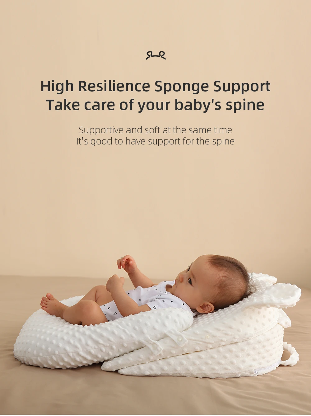 Sunveno Portable Baby Antispill Milk Pillow Newborn Baby Feeding