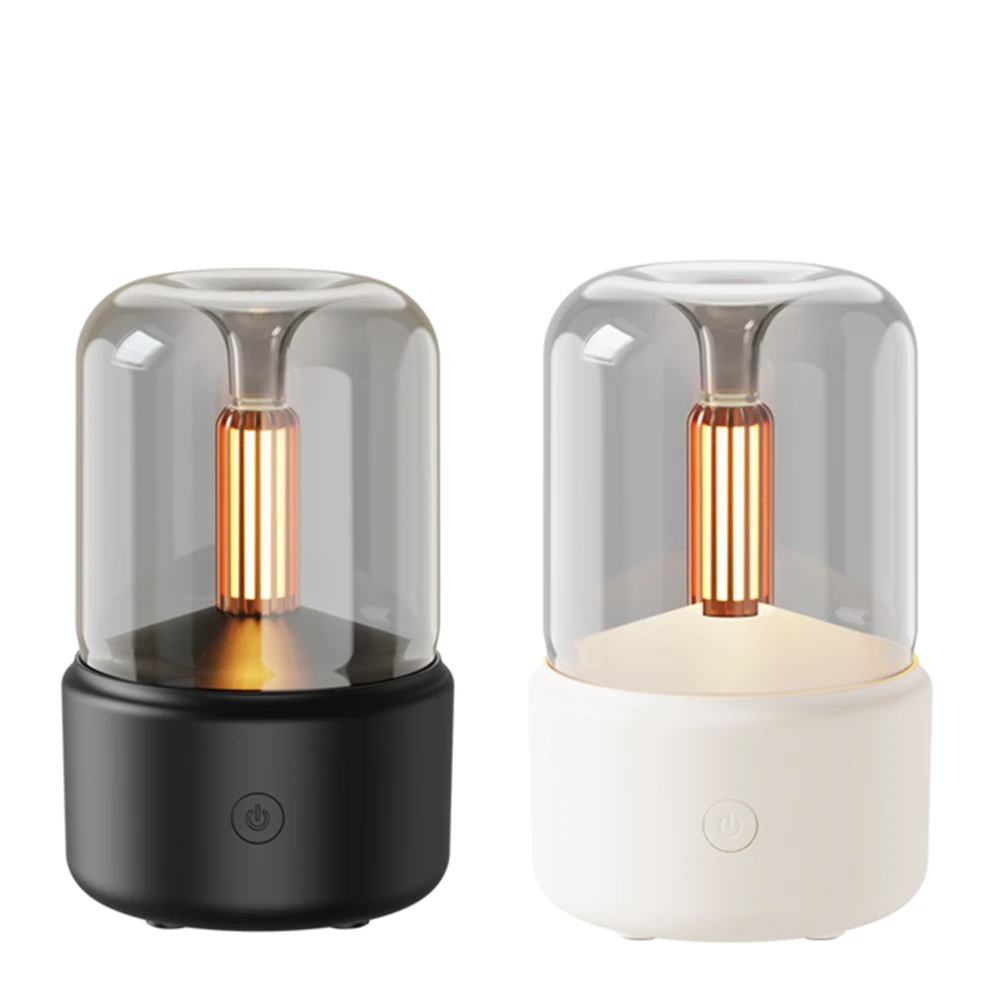 Electric Aroma Essenti Oil Diffuser Machine Lamp Custom  Hotel Aroma Diffuser Bathroom Candlelight Shape Design DQ702