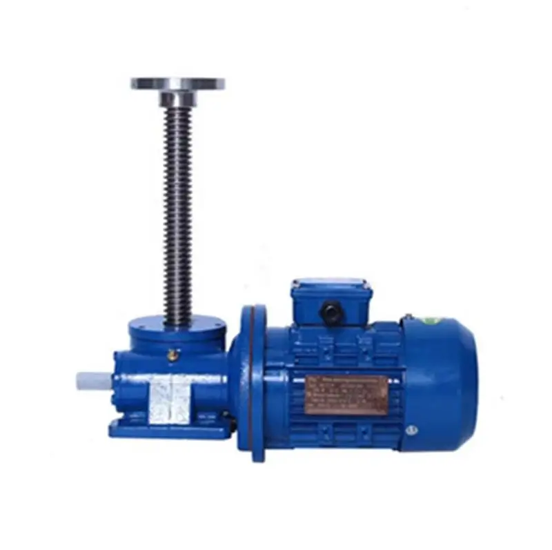 SWL Series Linear Manual Drive Mechanical Bolt Lifter Landing Electric Mandrel Elevator Reducer Worm Gear Lifter Screw Jack