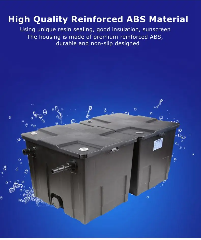 Sunsun Toughened Glass Aquarium Koi Pond Filter 8000l/h Cbf350 Buy