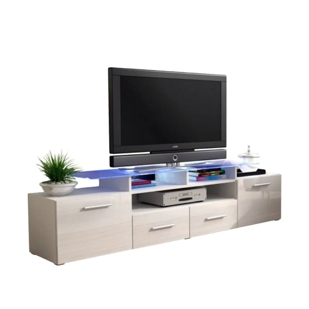 High Quality Easy Wood Glass Top Tv Cabinets Latest Designs For Sale Buy Wood Tv Cabinet