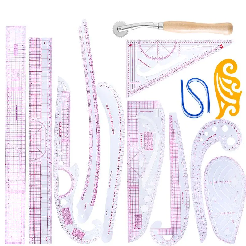 Rts Mcz-16 Wholesale 13pcs/set Diy Sewing Ruler Sewing Tailor Rulers ...