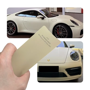 Premium Anti-Scratch Satin Khaki Milanese Car Wrap Vinyl Repair Roll with Bubble-Free Feature Material for Protection