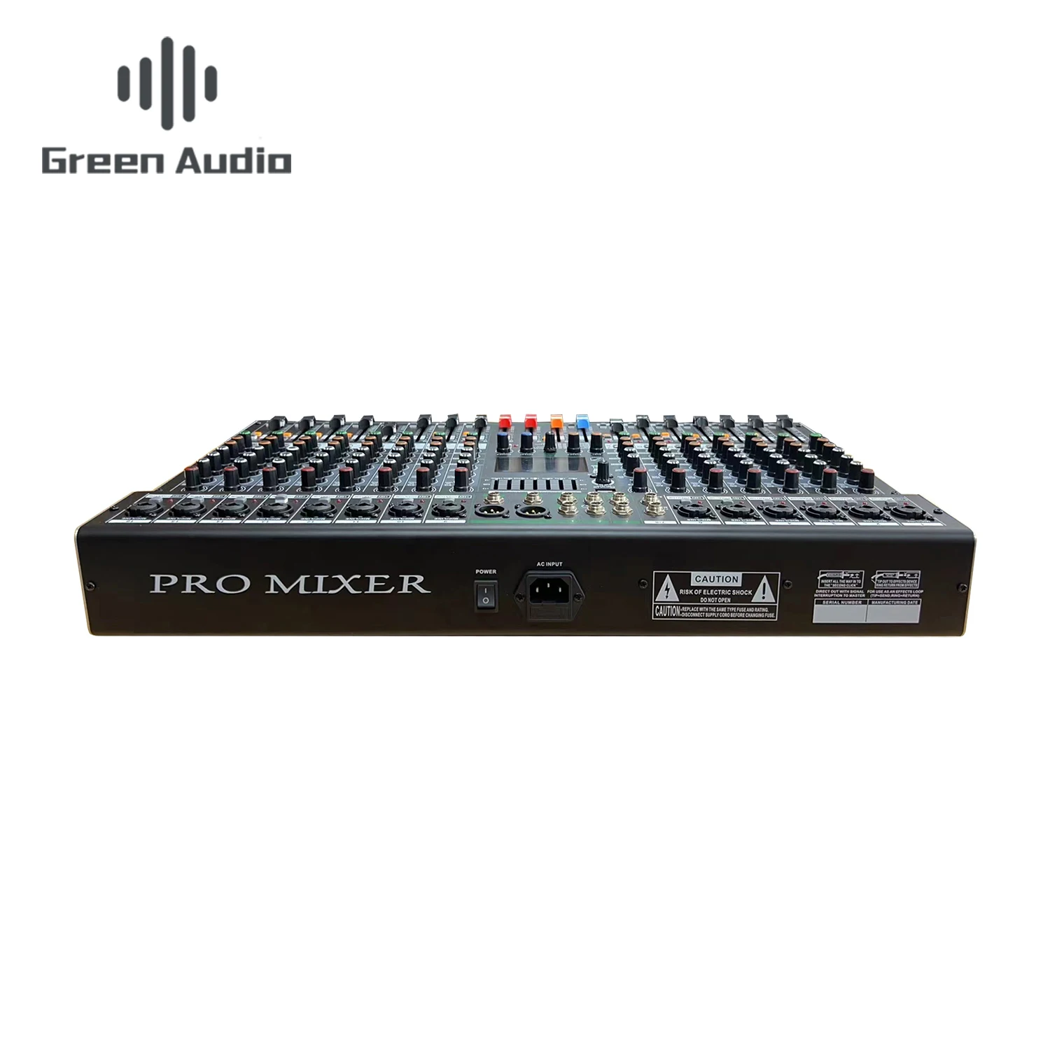 GAX-GS12 Professional 12-Channel Mixer - 99 Effects Grouping