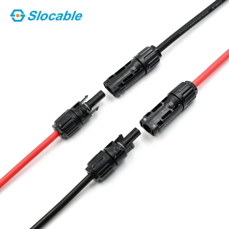 Copper Crimp MC Connector Solar Custom PV Solar Connector Copper Alloy MC Four Connectors