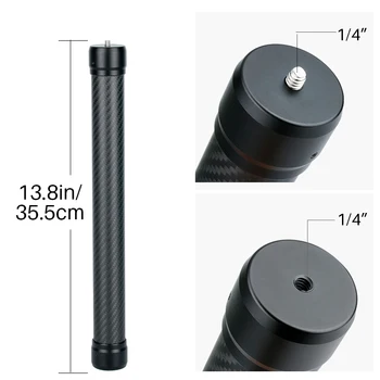 Carbon Fiber Extension Monopod Pole for Osmo Action 2 GoPro Hero Ronin S/SC Extendable Rod Handheld Stick Gimbal Handle Grip