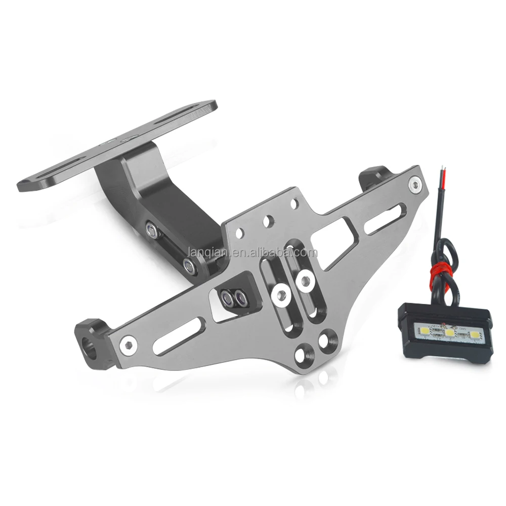 Мотоцикл Кронштейн номерного знака держатель рамка номерного знака со светодиодной кронштейн для Yamaha MT10 2016-2018 MT-10 2017 MT 10 FZ-10