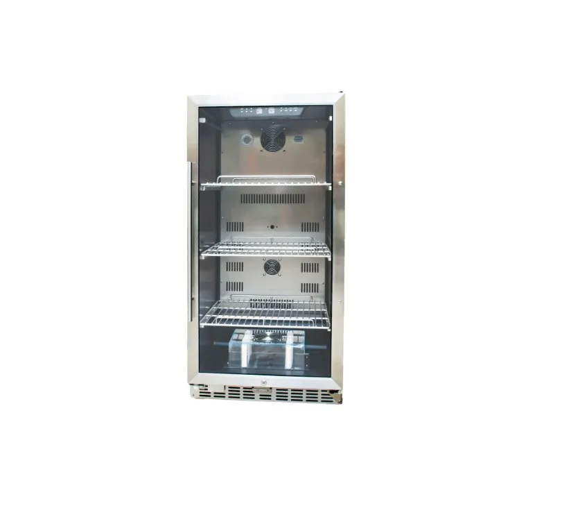 240L Stainless Steel Beef Aging Cabinet Humidity Dry Dried Meat Curing Refrigerator Steak Maturing Fridge