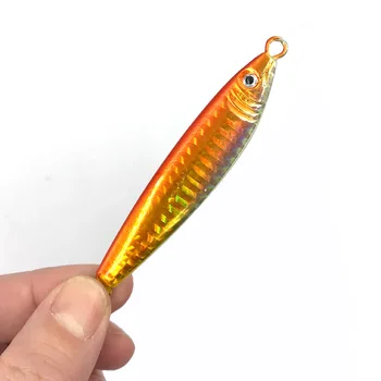 Pave the Way Tulu Outdoor Lure Shore Casting Small Iron Plate Lead Fish Bait Luminous 40g 60g 80g Snakehead Spanish Mackerel – Lure – view 5