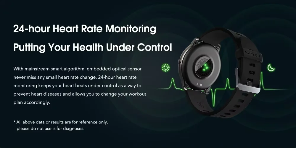 For Haylou Solar LS05 Outdoor Running Smart Watch TFT Long Standby