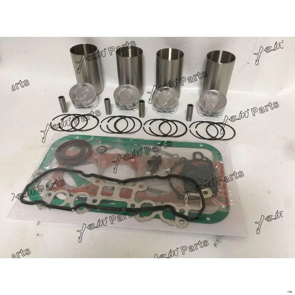 K21 Overhaul Repair Kit With Piston Rings Full Gasket Set Liner Kit for Nissan