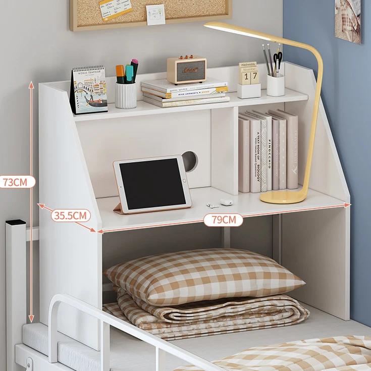 Modern Minimalist Reading Area Ergonomic Student Multipurpose Study Table Kids Bed With Study Table for Bed