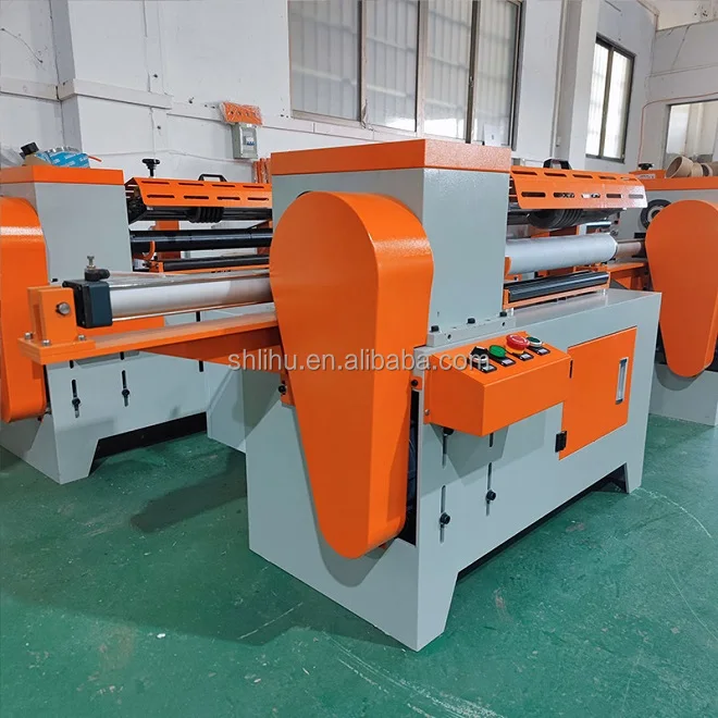 Automatic Kraft Paper Tube Cutter Auto Cardboard Core Slitter Multi Knife Paper Core Cutting Machine small