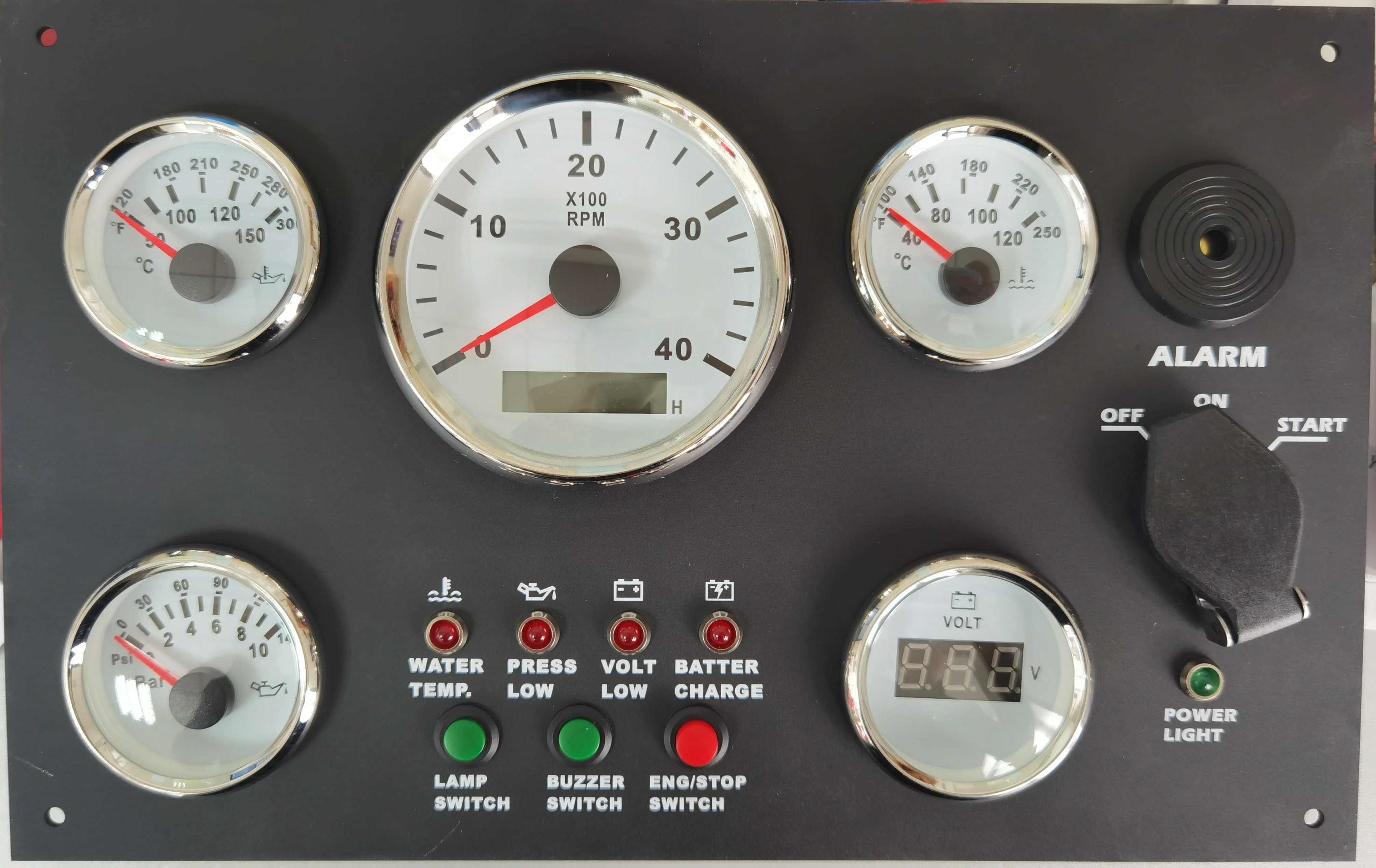 Customize Engine Car Motorcycle Instrument Cluster Gauge Meter Panel Dashboard for Marine Boats Ship